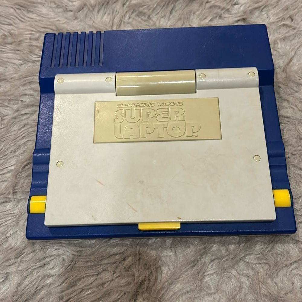 Super laptop vintage 1990s electronic talking toy laptop - Picture 1 of 6